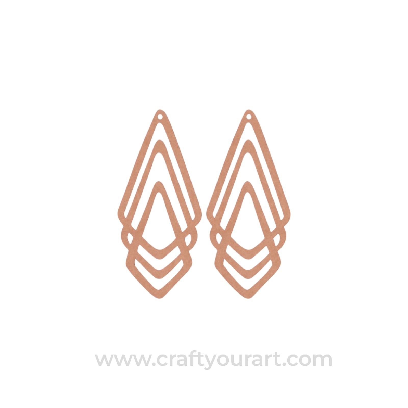 Earrings MDF Design 277
