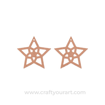 Earrings MDF Design 28
