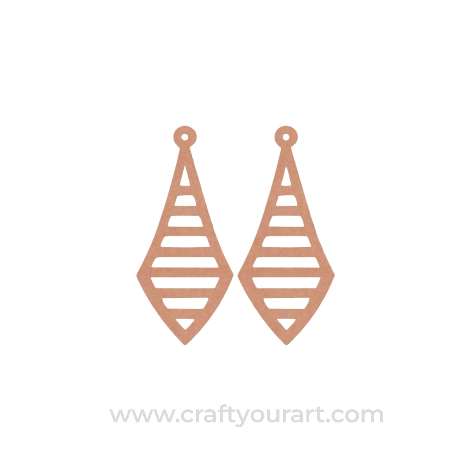 Earrings MDF Design 288