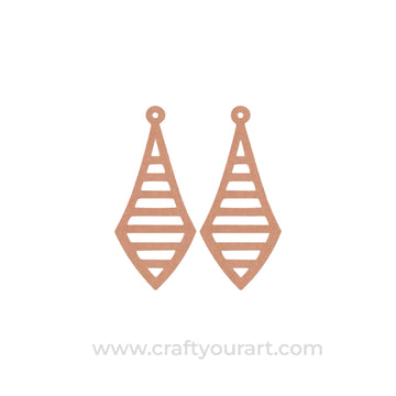 Earrings MDF Design 288