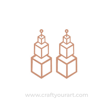 Earrings MDF Design 294