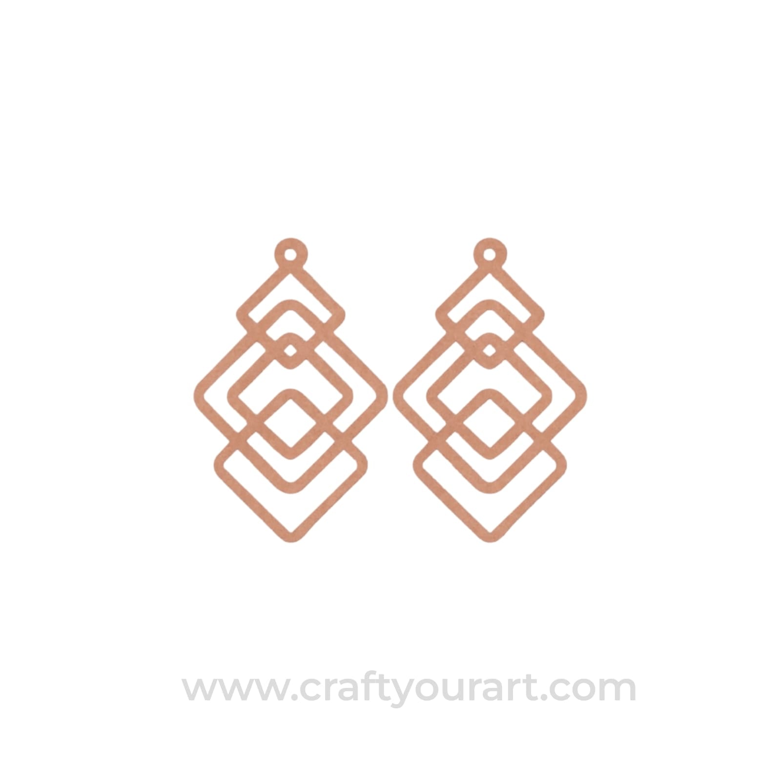 Earrings MDF Design 295