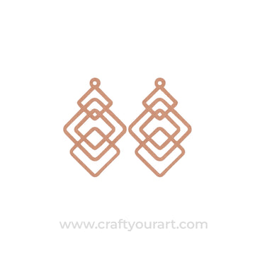 Earrings MDF Design 295