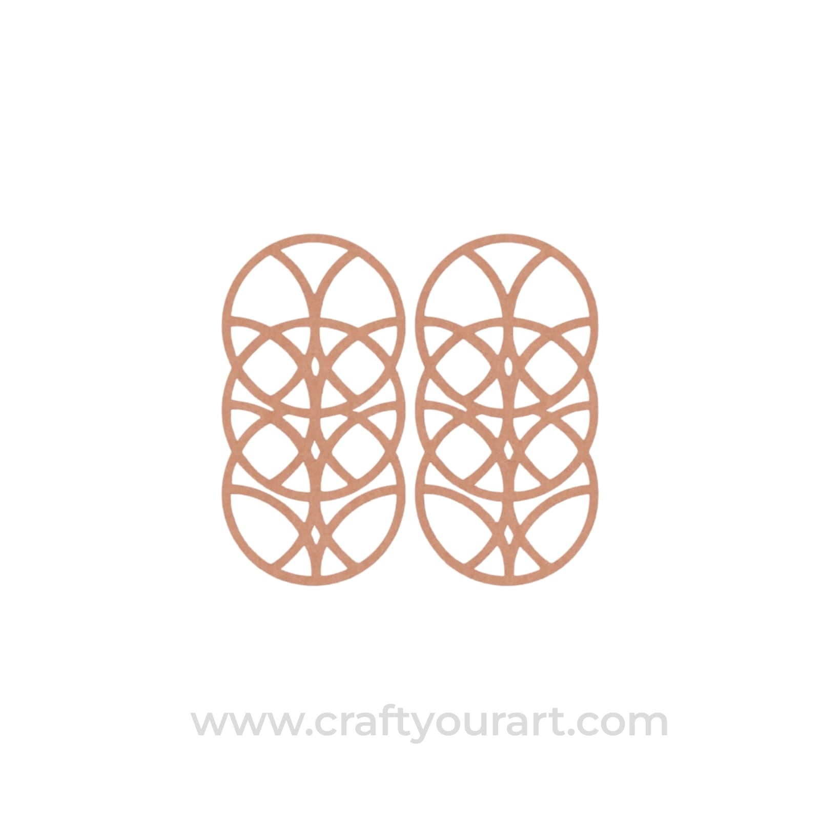 Earrings MDF Design 297