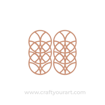 Earrings MDF Design 297