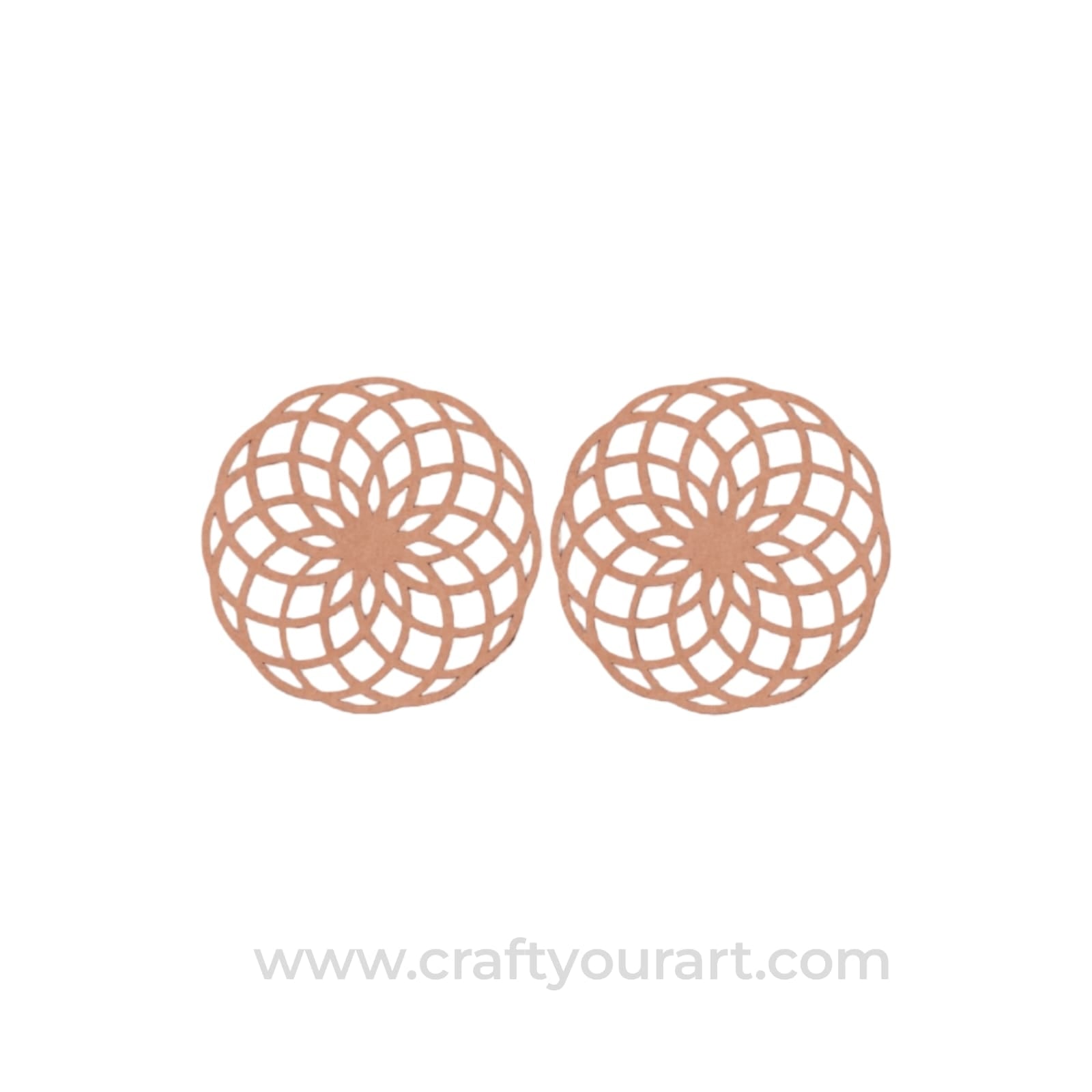 Earrings MDF Design 298
