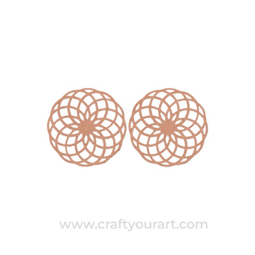 Earrings MDF Design 298