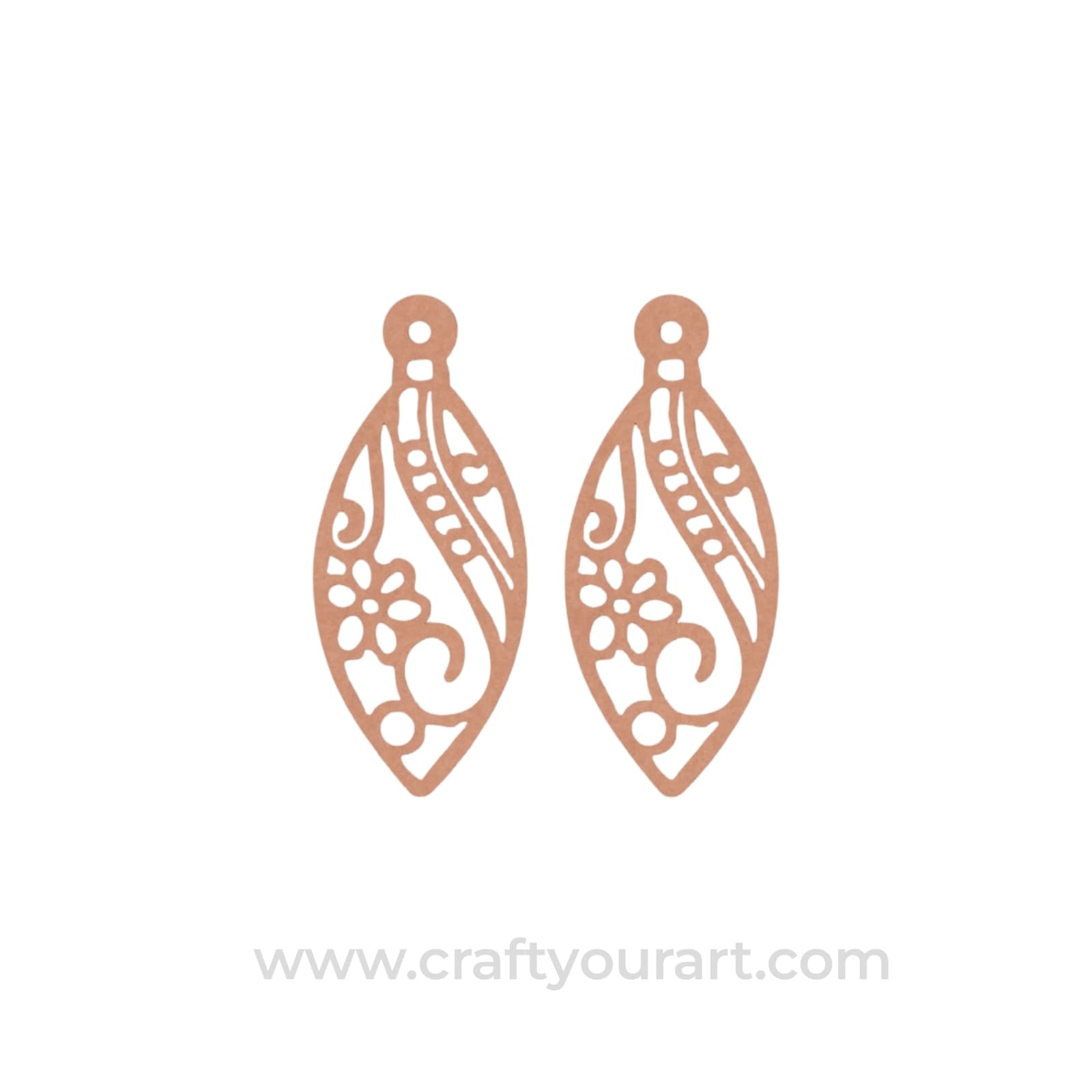 Earrings MDF Design 301
