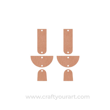 Earrings MDF Design 303