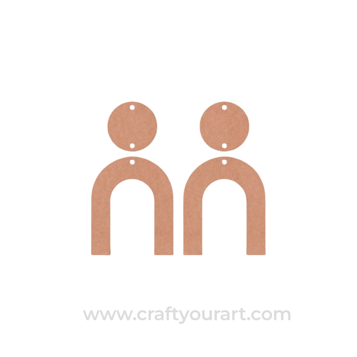 Earrings MDF Design 304