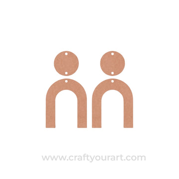 Earrings MDF Design 304