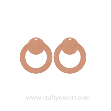 Earrings MDF Design 306