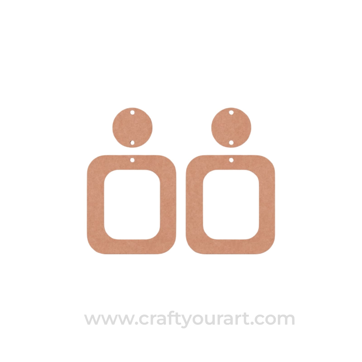 Earrings MDF Design 307