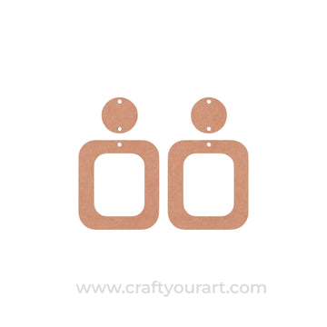 Earrings MDF Design 307