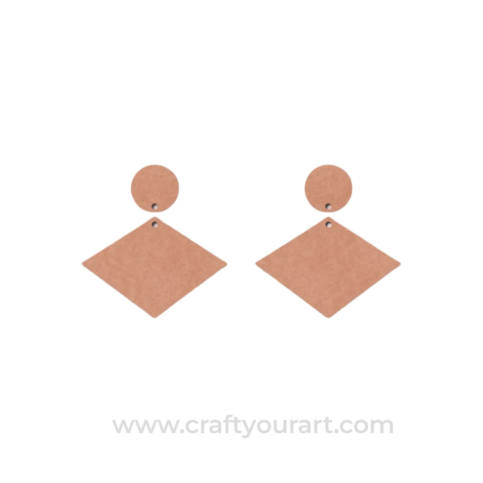 Earrings MDF Design 308