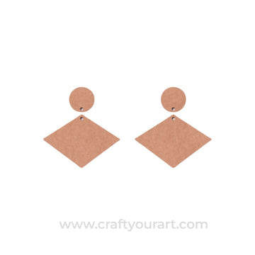 Earrings MDF Design 308