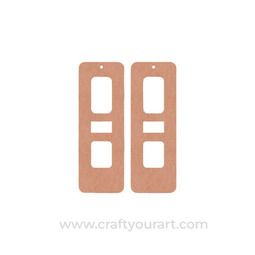 Earrings MDF Design 38