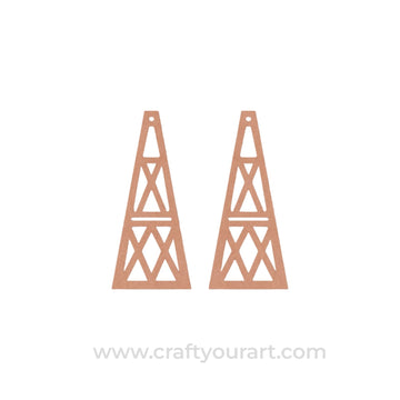 Earrings MDF Design 47