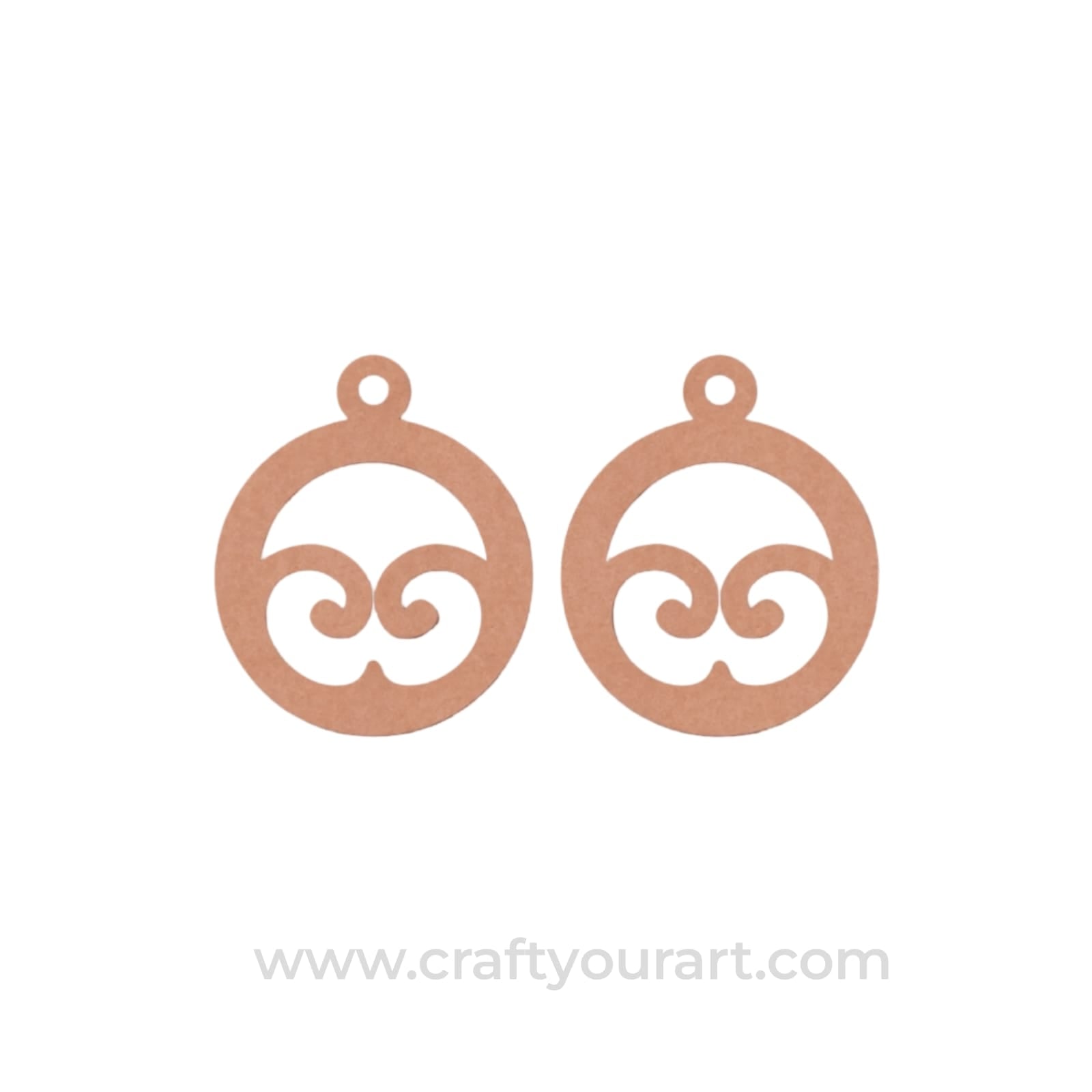 Earrings MDF Design 60