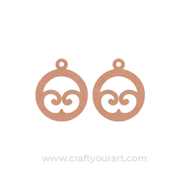Earrings MDF Design 60