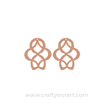 Earrings MDF Design 76