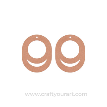 Earrings MDF Design 90