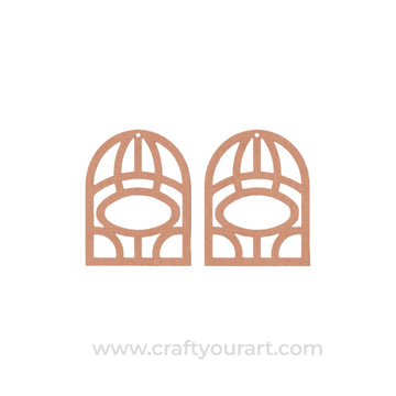 Earrings MDF Design 91