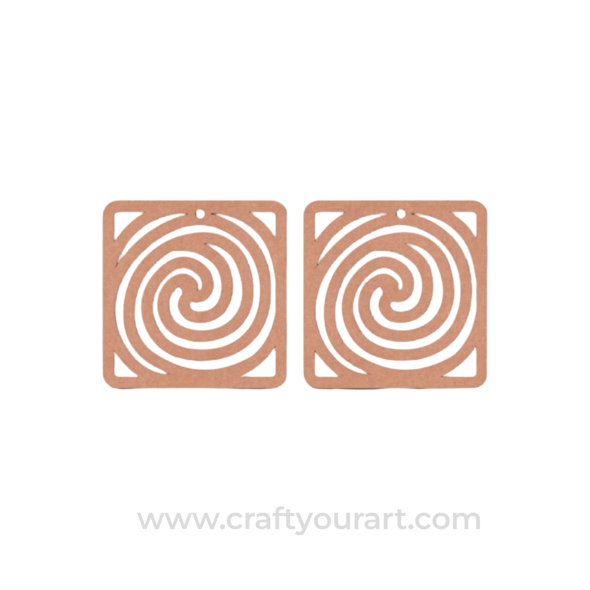 Earrings MDF Design 92