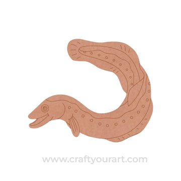 Electric Fish Pre Marked MDF Design 1