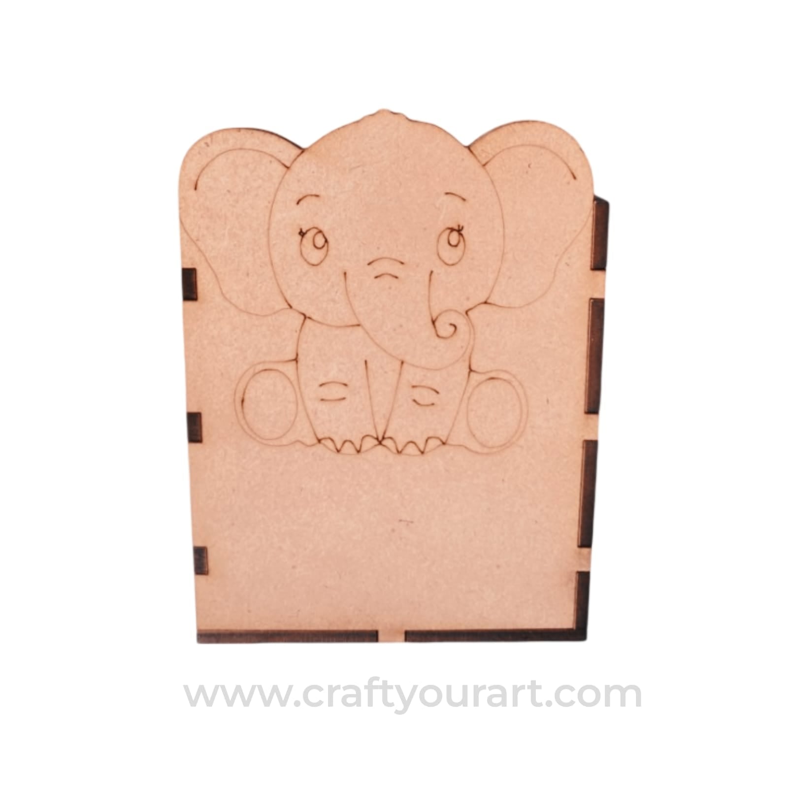Elephant Pen Stand MDF Design 1