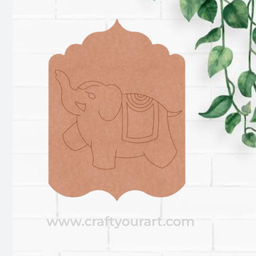 Elephant Pre Marked Base MDF Design 1