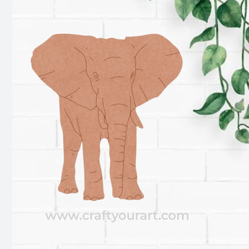 Elephant Pre Marked MDF Design 1