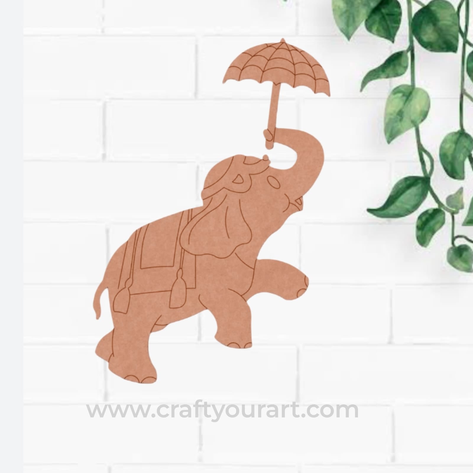Elephant Pre Marked MDF Design 10