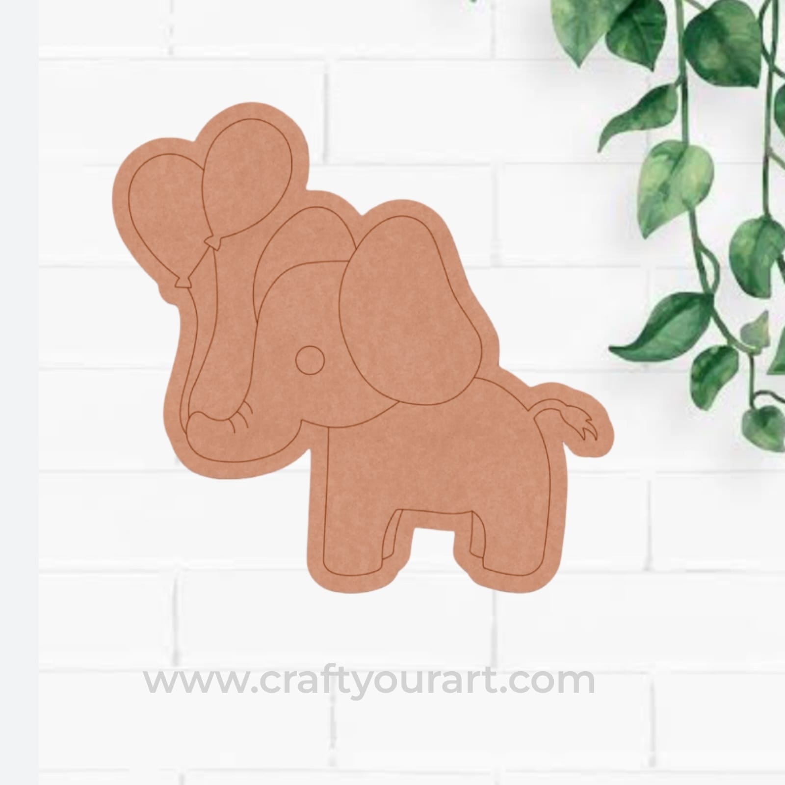 Elephant Pre Marked MDF Design 12