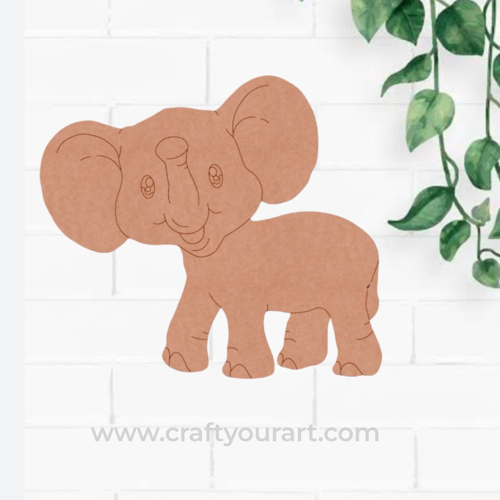 Elephant Pre Marked MDF Design 14