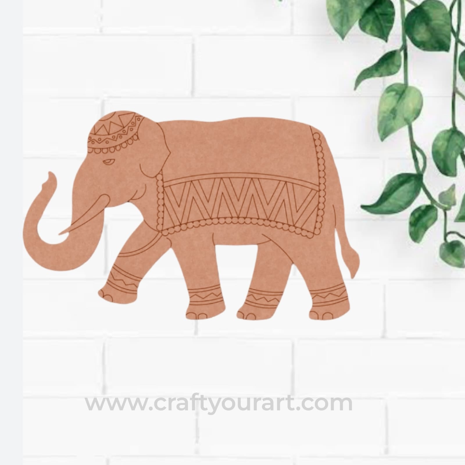Elephant Pre Marked MDF Design 16