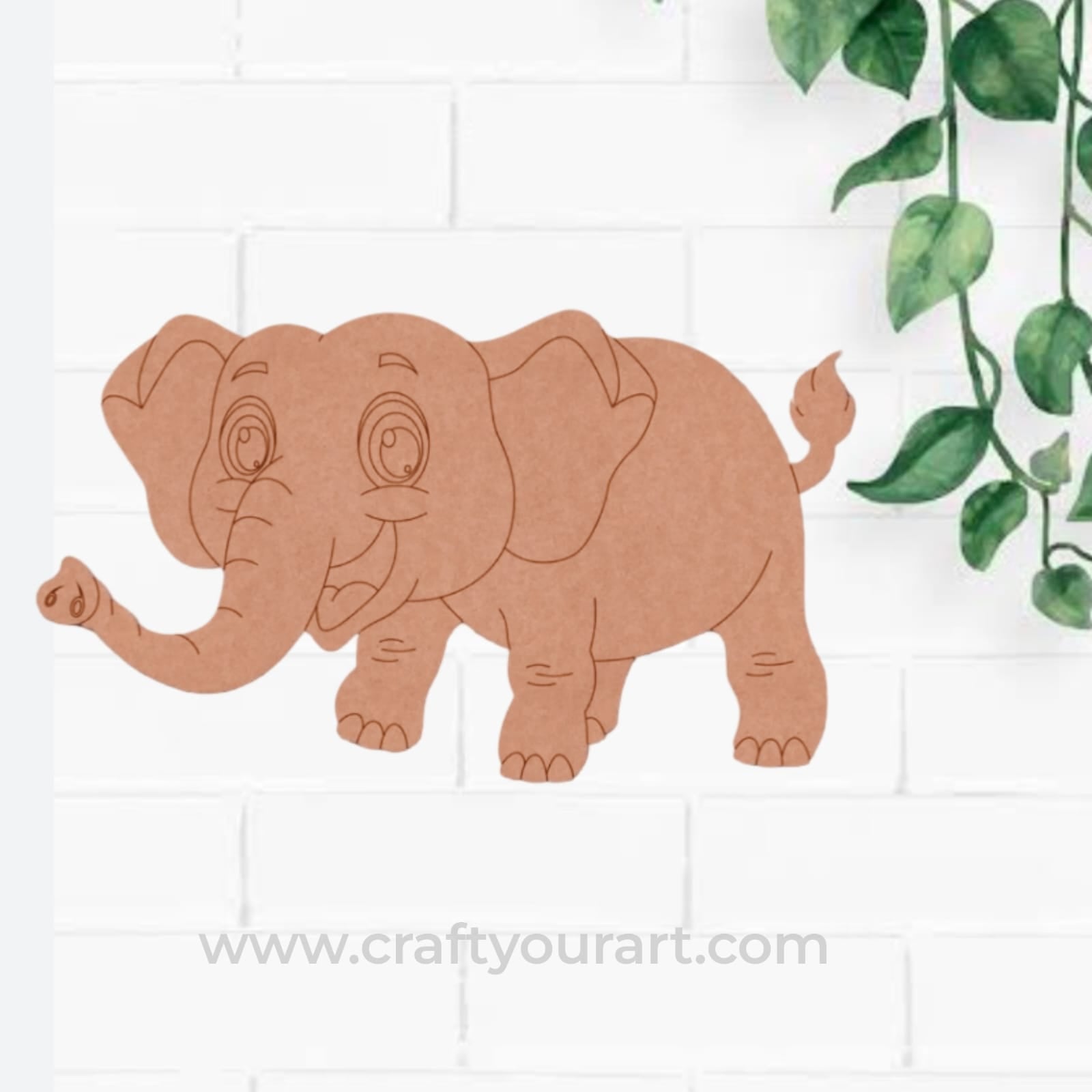 Elephant Pre Marked MDF Design 17