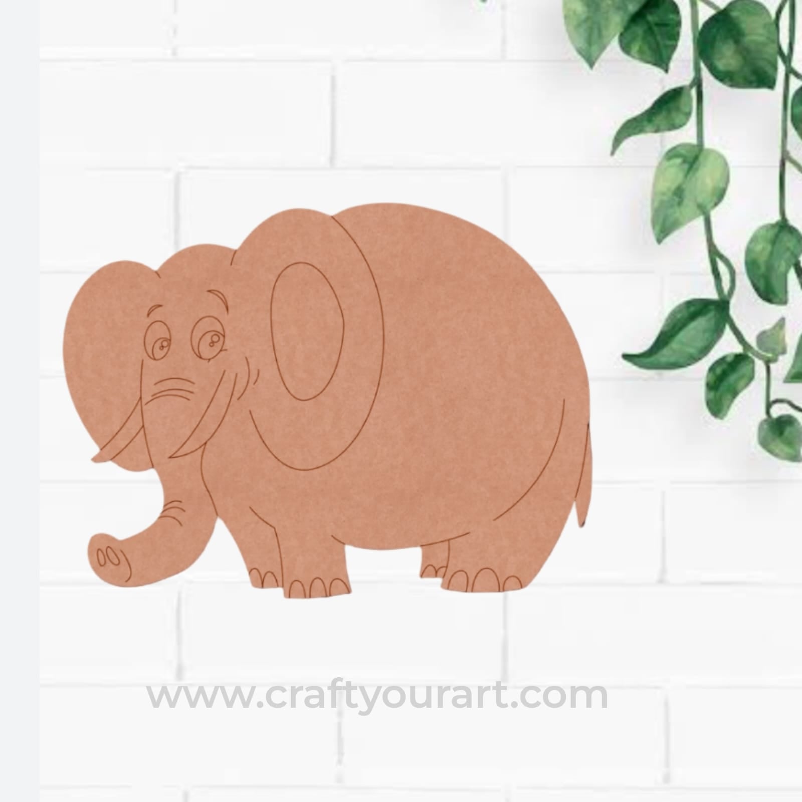 Elephant Pre Marked MDF Design 18