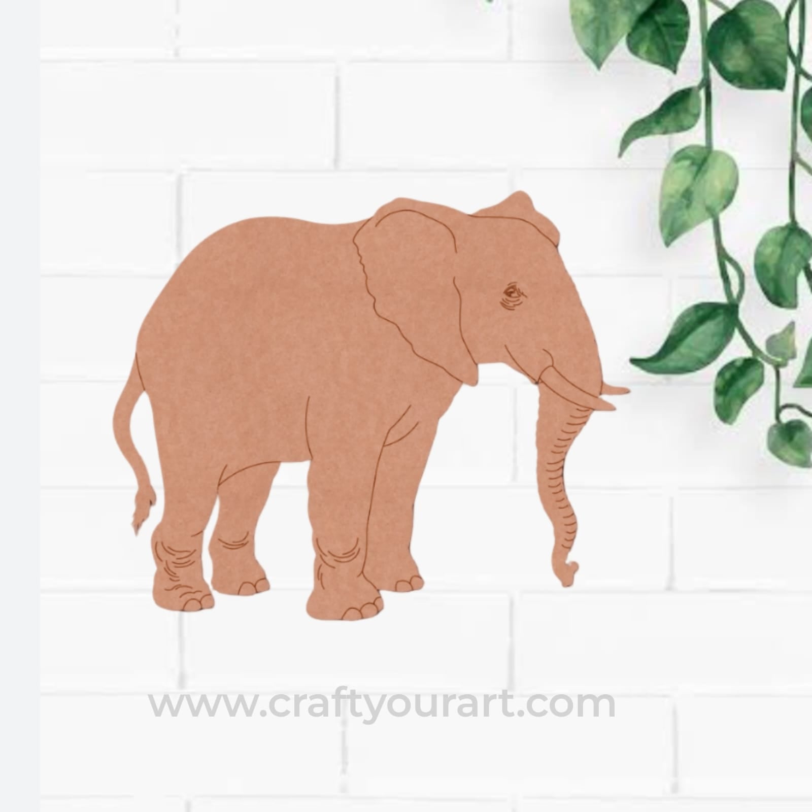 Elephant Pre Marked MDF Design 19