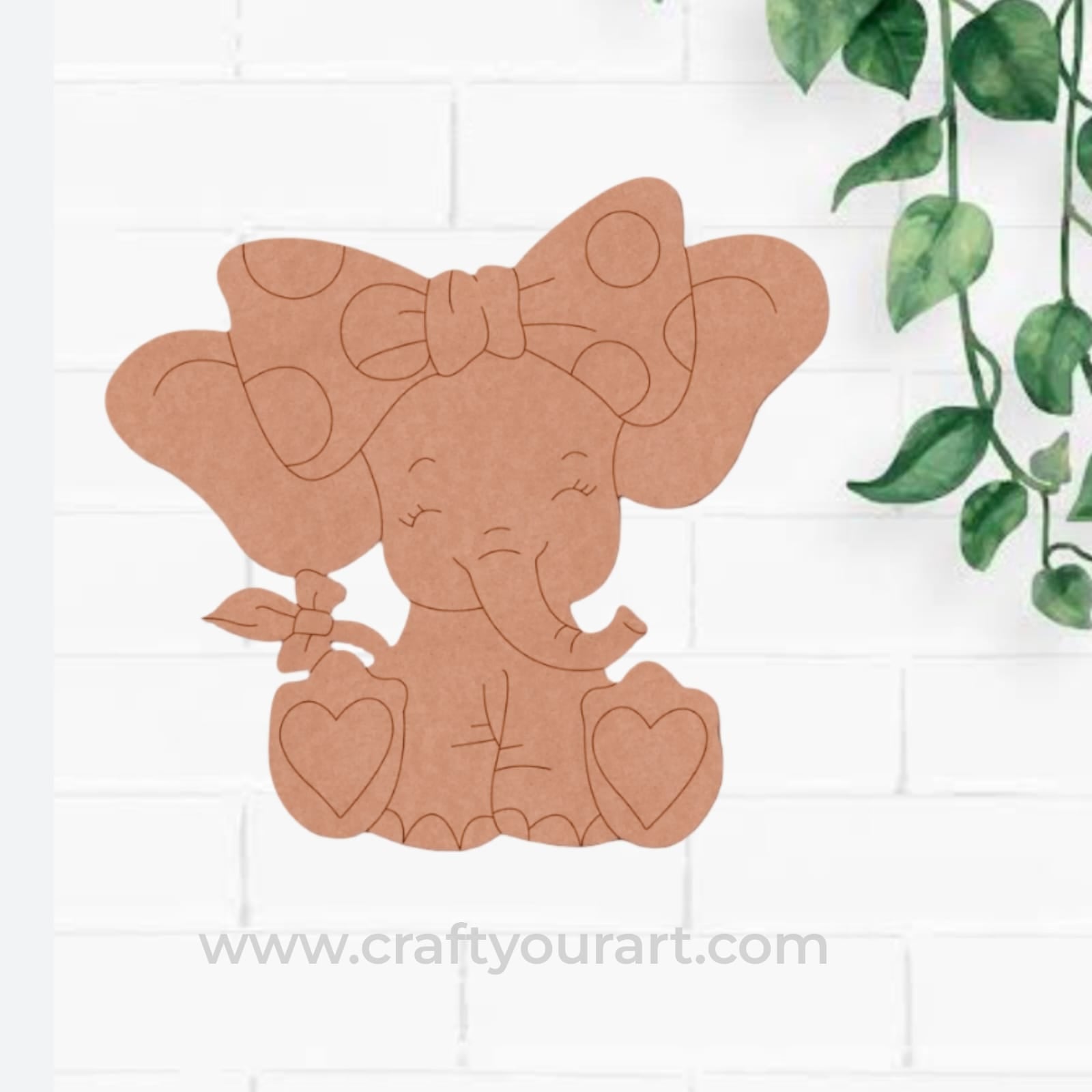 Elephant Pre Marked MDF Design 2