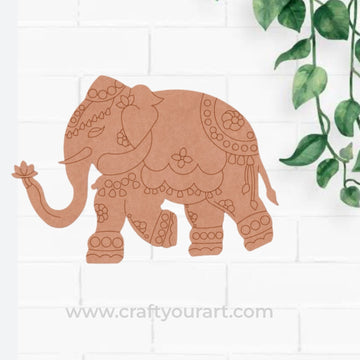 Elephant Pre Marked MDF Design 21