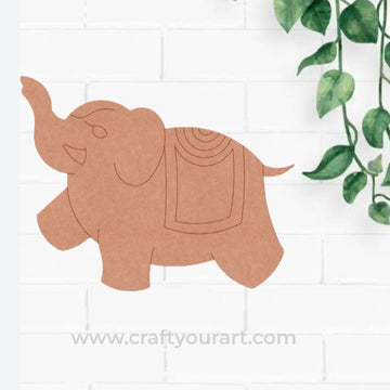 Elephant Pre Marked MDF Design 22
