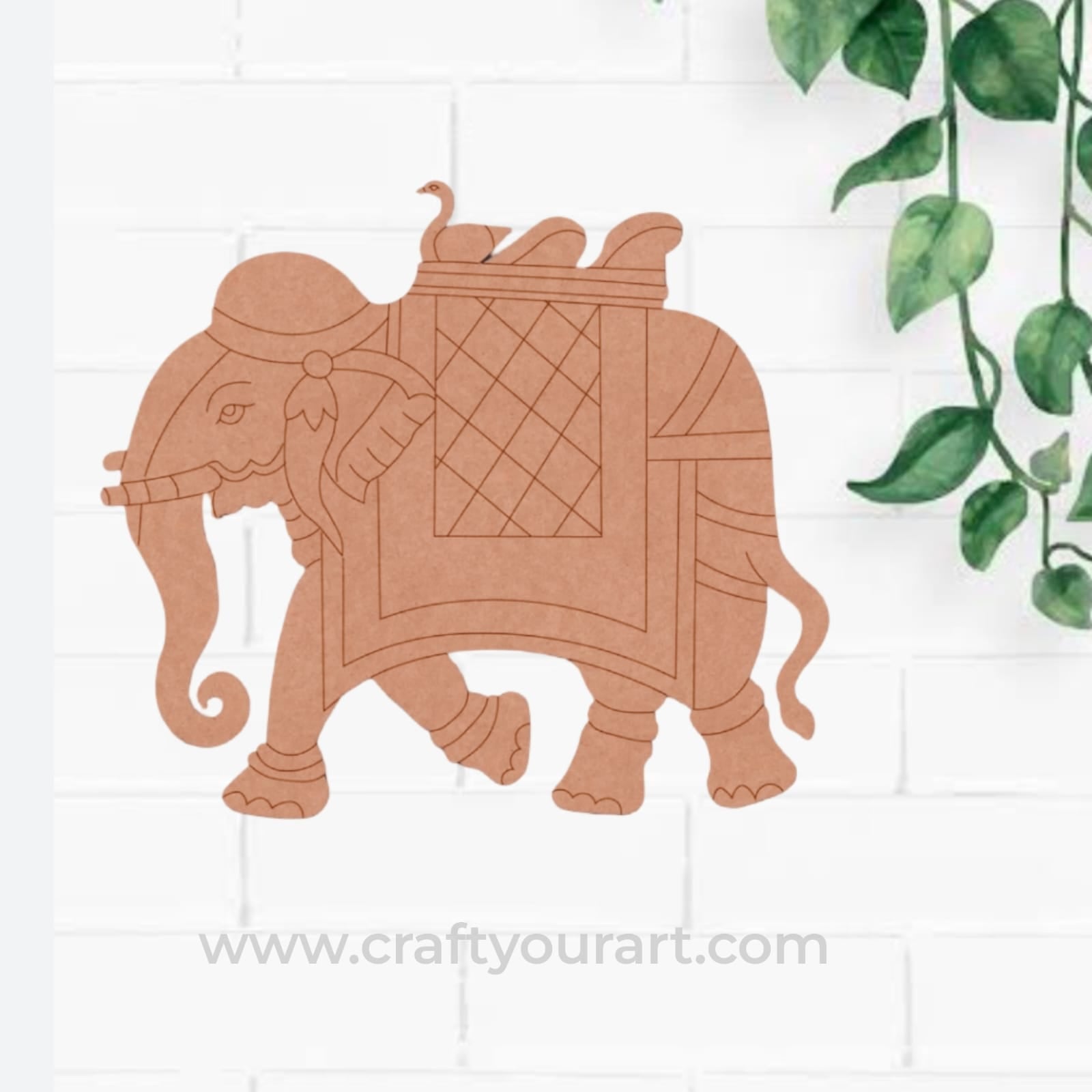 Elephant Pre Marked MDF Design 24
