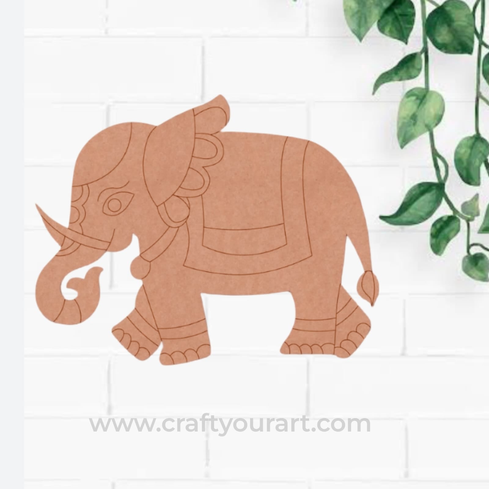 Elephant Pre Marked MDF Design 26