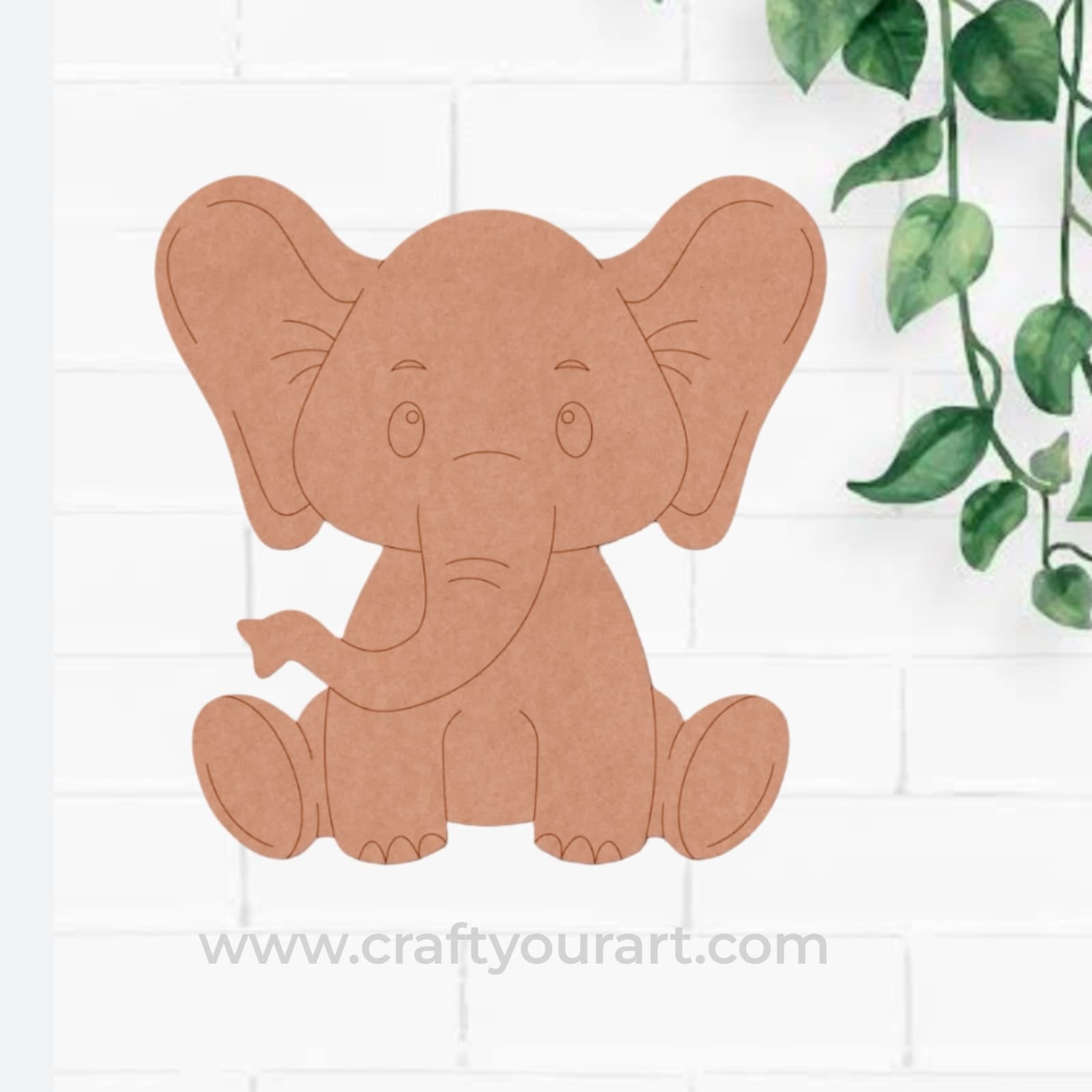 Elephant Pre Marked MDF Design 27