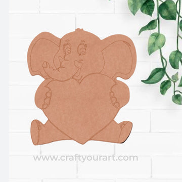 Elephant Pre Marked MDF Design 28