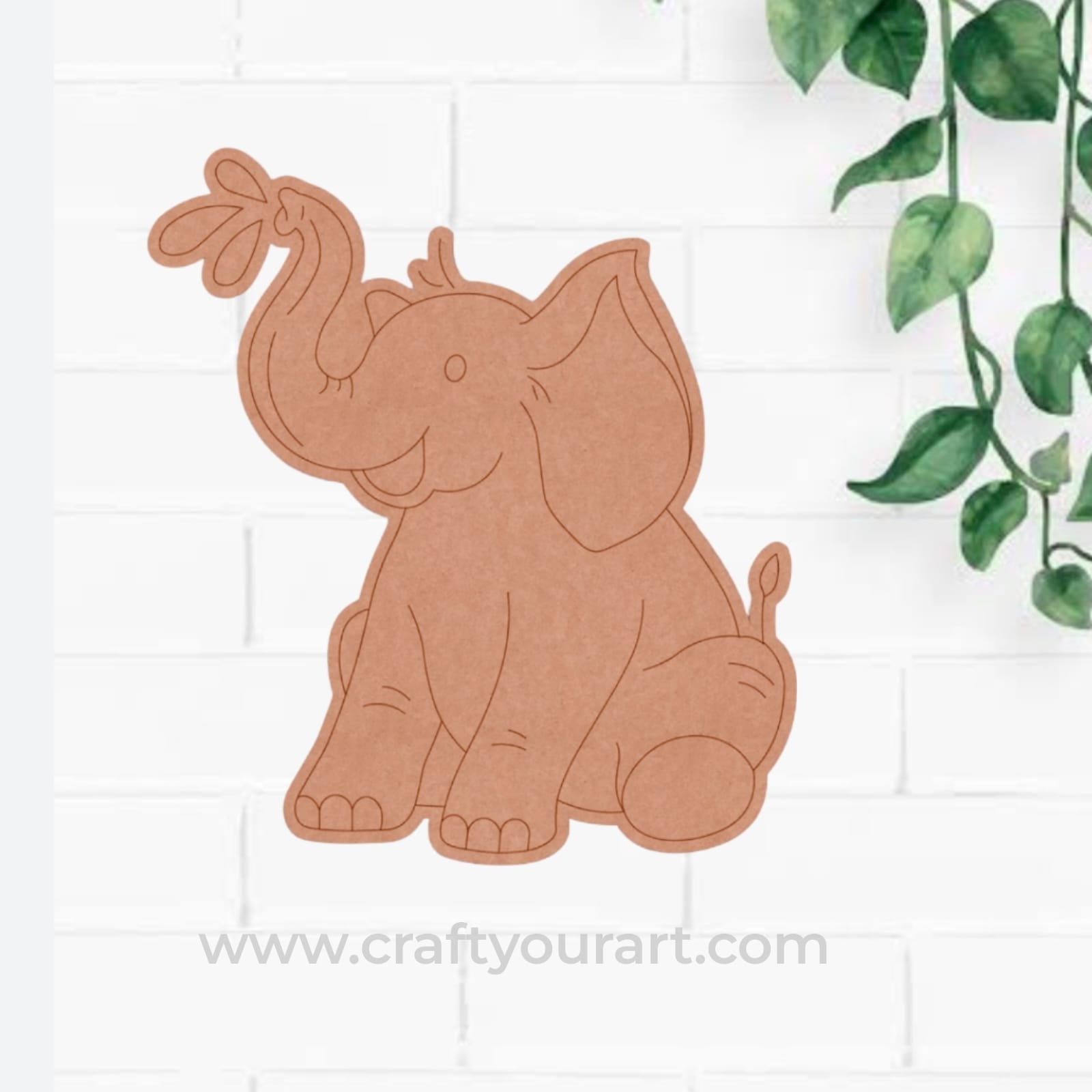Elephant Pre Marked MDF Design 29