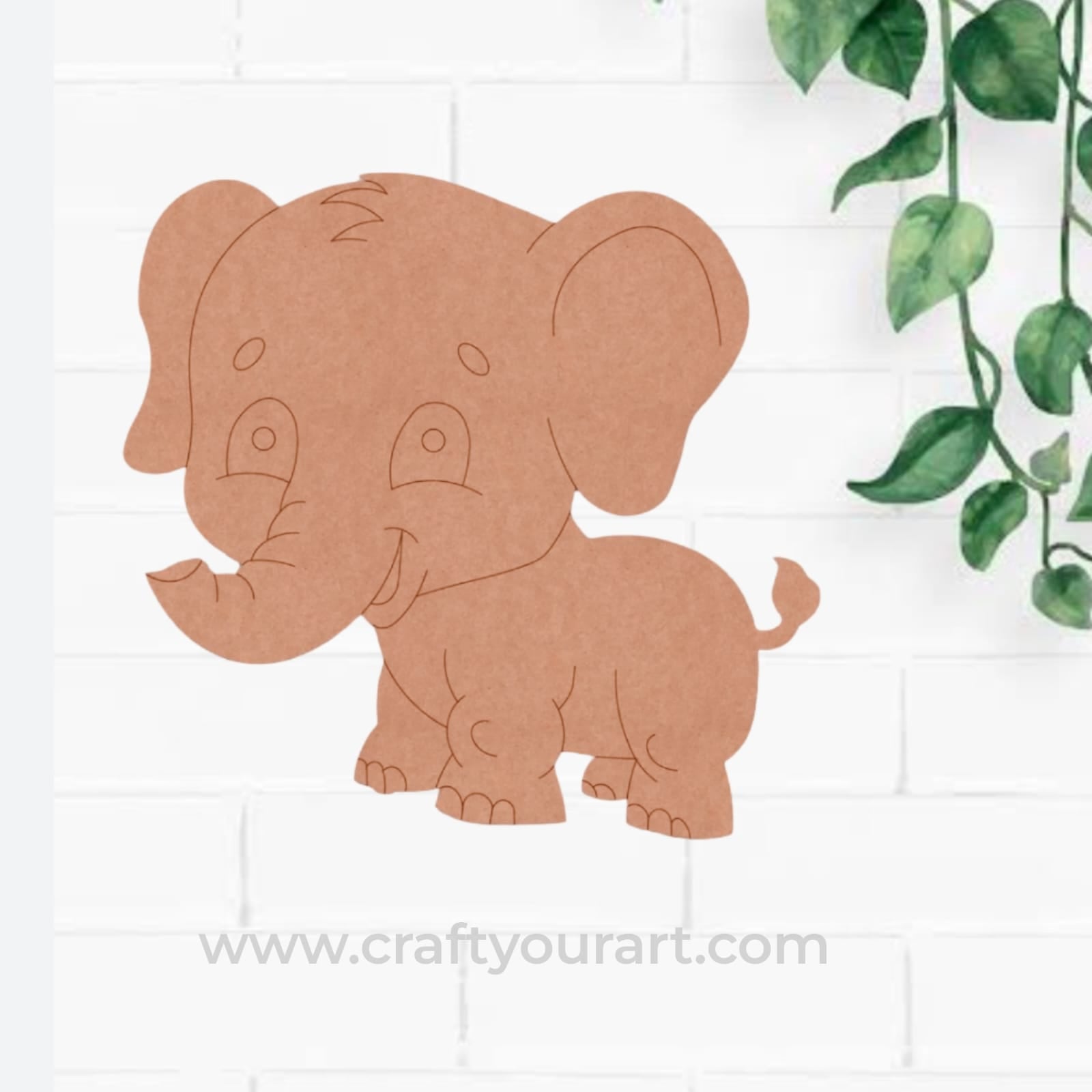 Elephant Pre Marked MDF Design 31