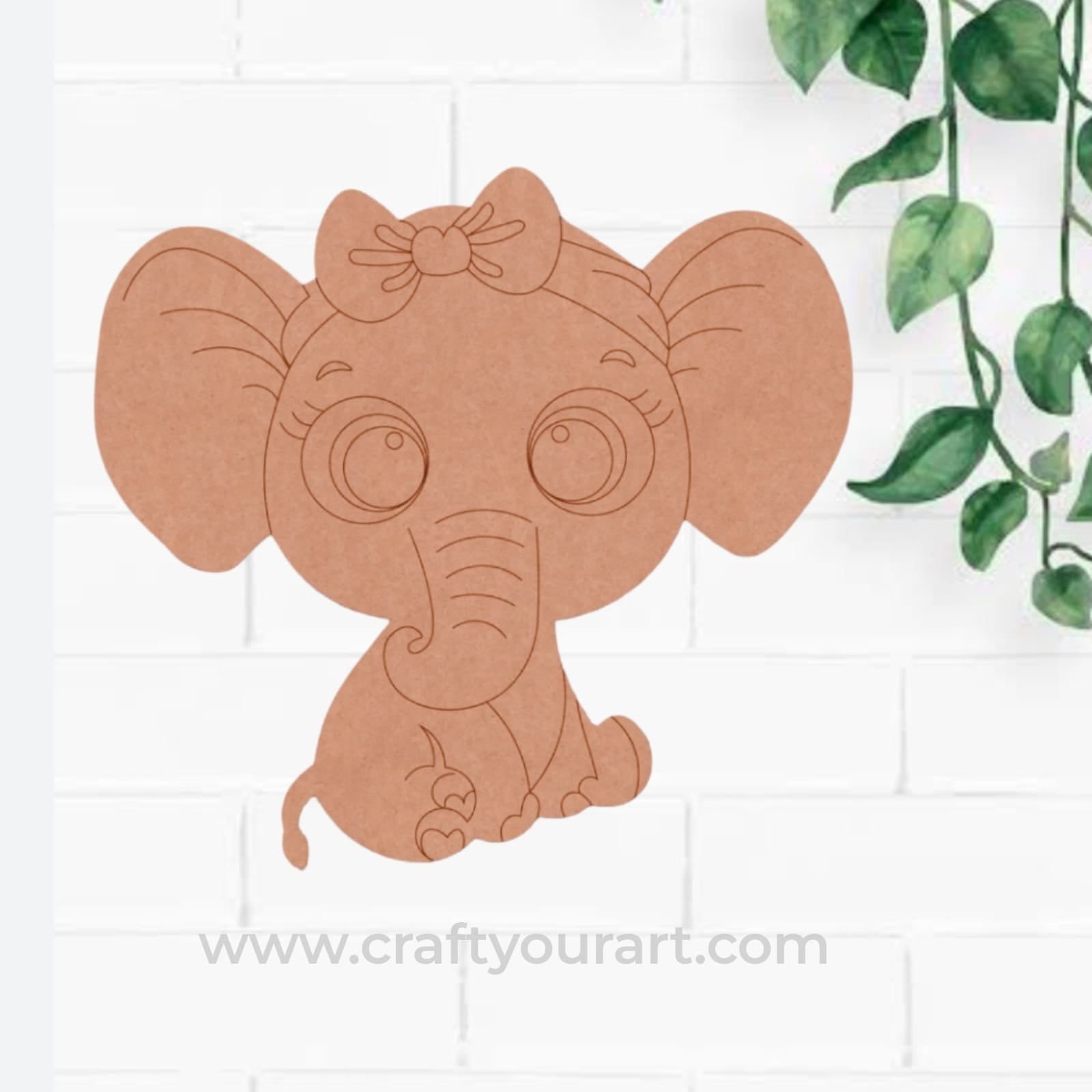 Elephant Pre Marked MDF Design 33