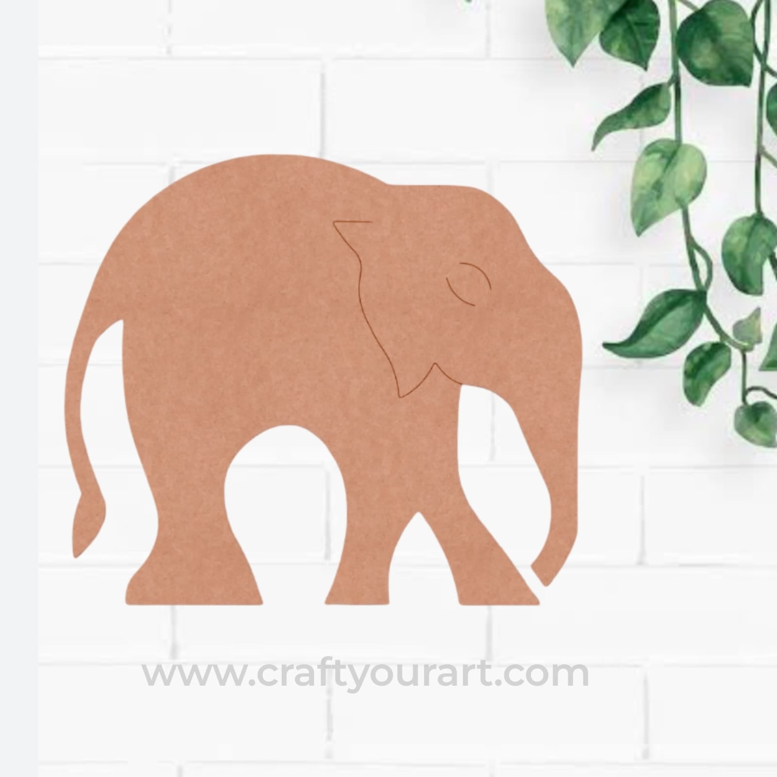 Elephant Pre Marked MDF Design 36